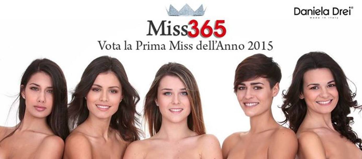Le cinque finaliste per il titolo di Prima Miss dell&#39;Anno